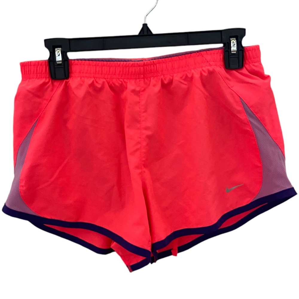 Nike Women’s Dri-fit Running Shorts-Built in panty- Size Medium- Like New-purple